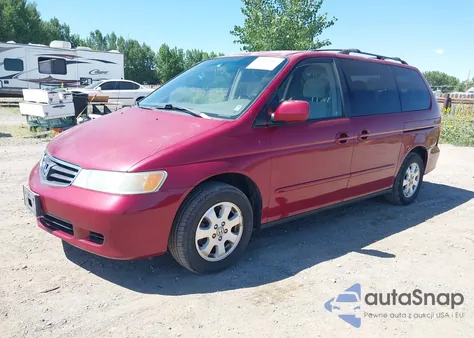 2004 Honda Odyssey Ex из США, поврежденный, VIN 5FNRL18684B009176